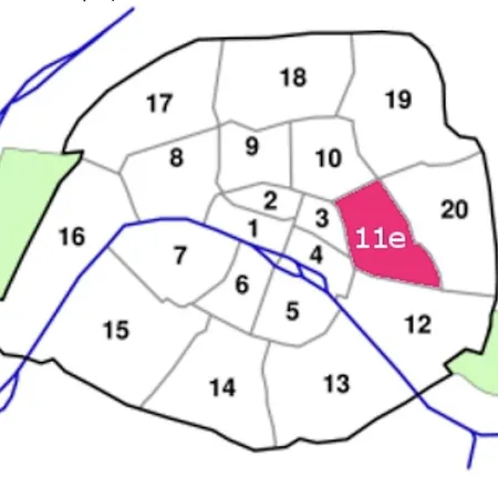 Petit Cocon Metro Charonne 아파트 파리
